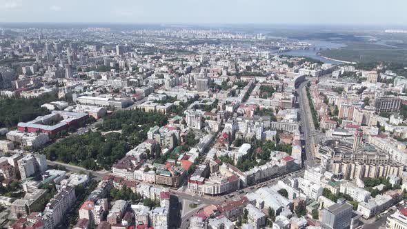 Aerial View of Kyiv By Day. Ukraine