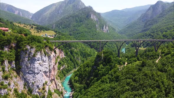 Djurdjevica Bridge Over the Tara River