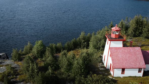 Cinematic View of The Meldrum Bay and Lake Huron