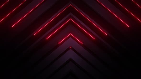 4k Red Neon Vj Pattern 3