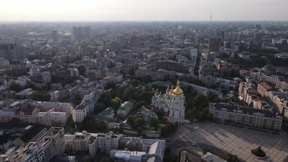 Kyiv - Aerial View of the Capital of Ukraine. Kiev