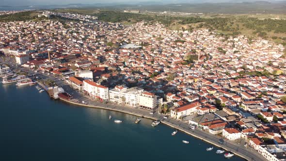 Balikesir Ayvalik and Cunda Island Aerial View