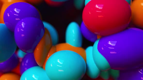 Colorful Glossy Balls