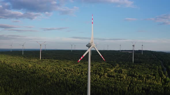 Wind Farm at Sunrise