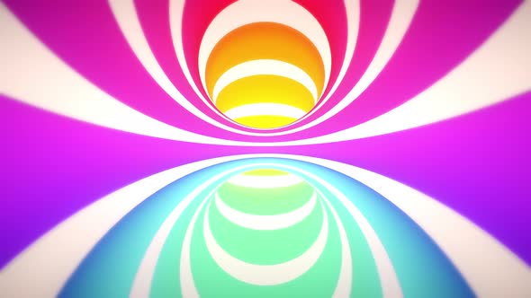 Abstract Hypnotic colorful Loop Background