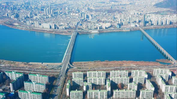 Time lapse of Seoul city in South Korea