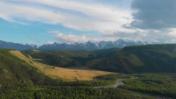 Kurai Steppe and Chuya River