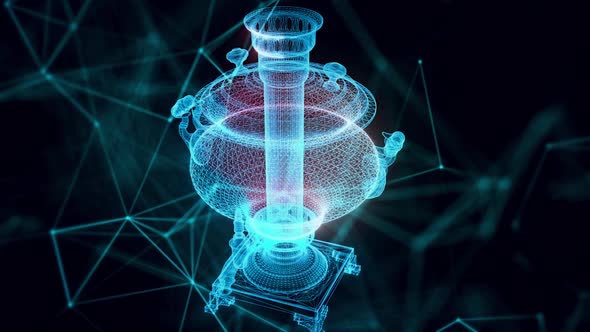 Samovar Hologram Close Up Hd