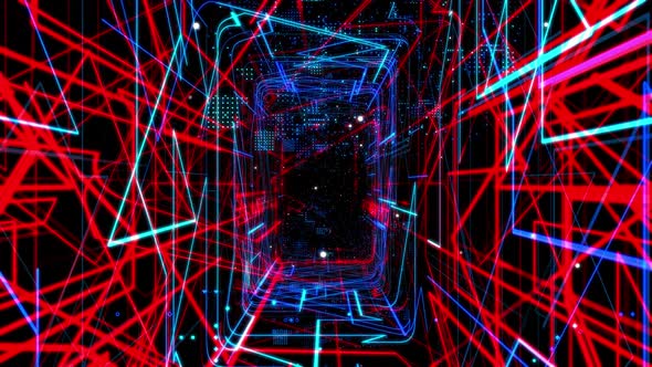 Laser Network Tunnel Light 03 4K alt