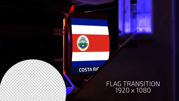 Costa Rica Flag Transition