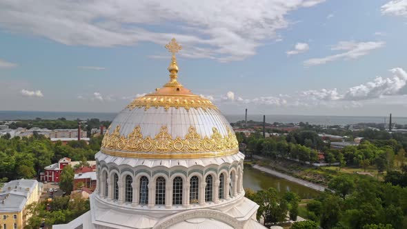 Drone View of the Saint Petersburg Attractions