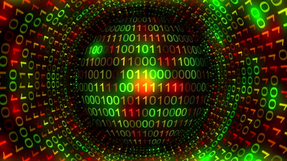 Binary Code Background