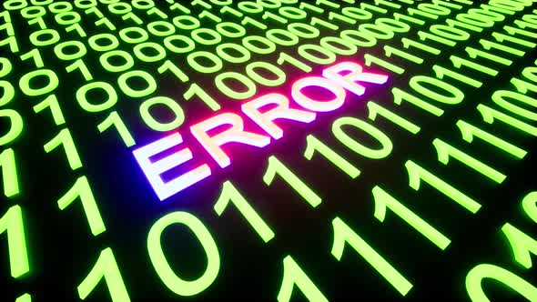 Vintage Error Code is Blink Digital Wallpaper Design Technology Network Concept Bad Interference alt