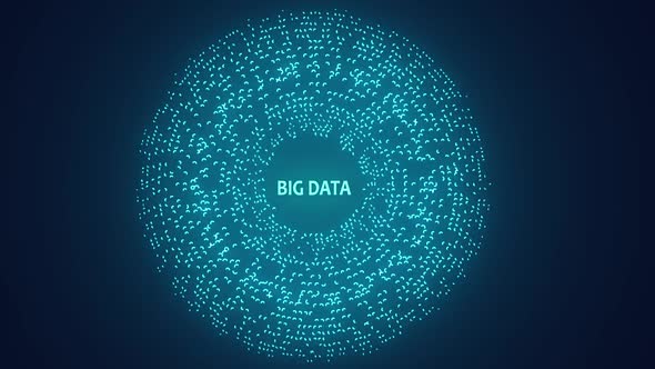 Big Data future of technology animation