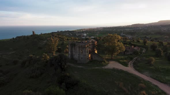 Ancient Castle in Calabria Italy