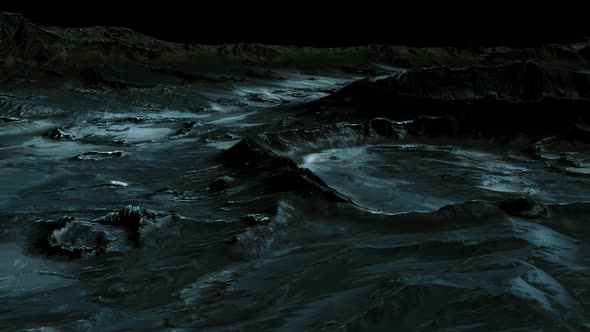 Moon Surface with Many Craters alt