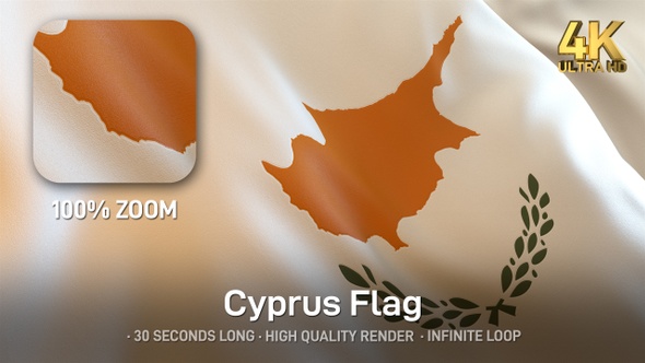 Cyprus Flag - 4K