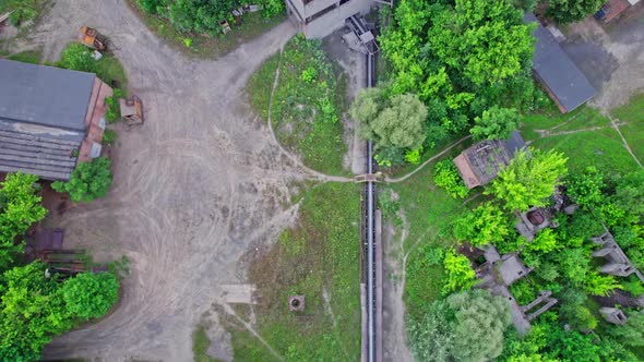 Dumpers and Machines are Working in the Quarry Mine