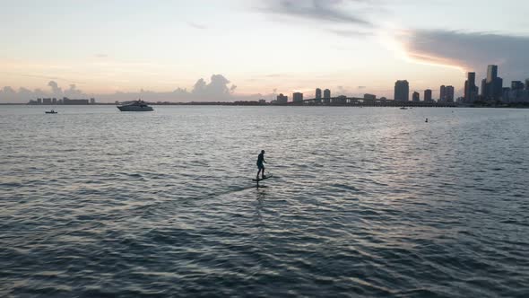 Surfing in Miami