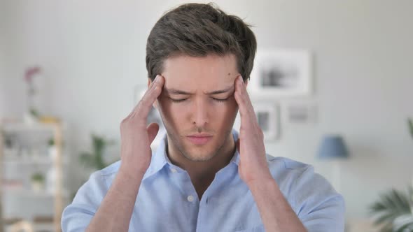 Man with Headache