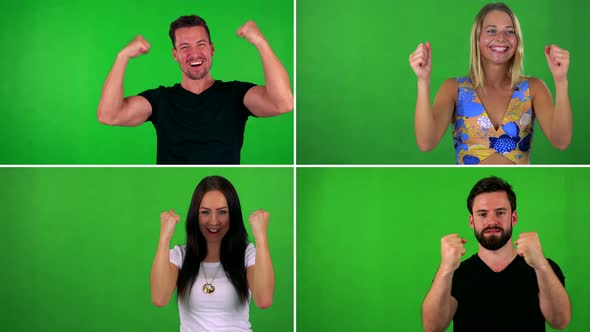  Compilation (Montage) - People Rejoice - Green Screen Studio