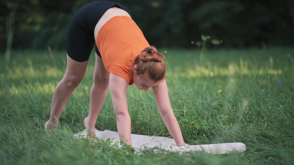 Woman Doing Yoga