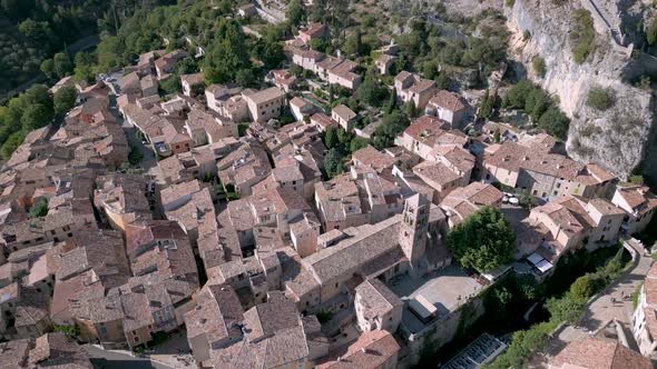 Moustiers-Sainte-Marie considered one of most beautiful villages of France