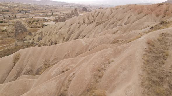 Aerial View Cappadocia Landscape