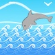 Cartoon Sea With Dolphins - VideoHive Item for Sale