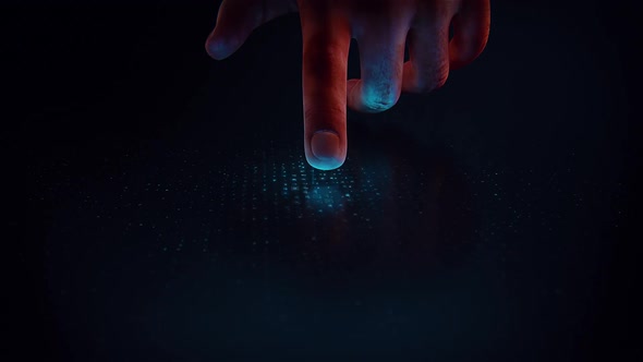 download videohive holographic touch after effects project