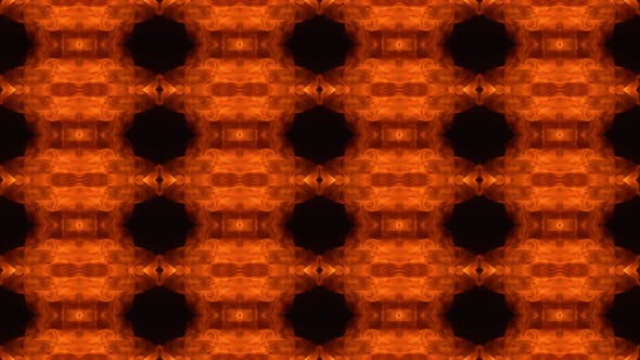 Fire abstract flame kaleidoscopic