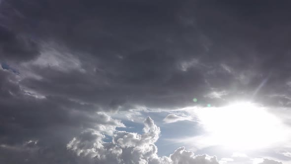 Gray Clouds On Overcast Sky