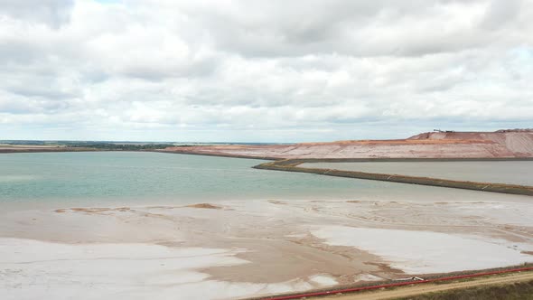 Mountains of Products for the Production of Potash Salt and Artificial Reservoirs