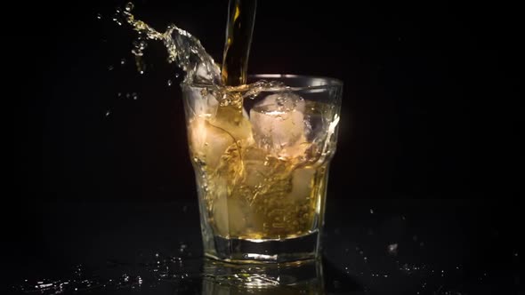 Scotch Glass Pour