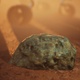 Vehicles on the ground of Mars examining rocks blue - VideoHive Item for Sale