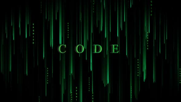 Digital Cyber Background Code
