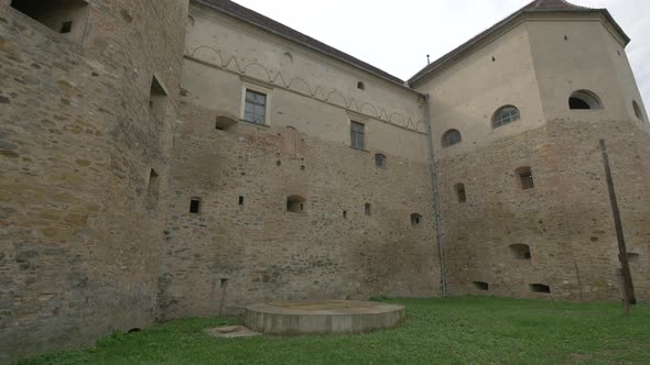 Exterior wall of Fagaras fortress