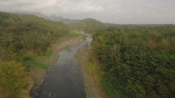 Tropical Landscape River, Farmers Land alt