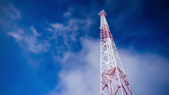 Tower Over Blue Sky