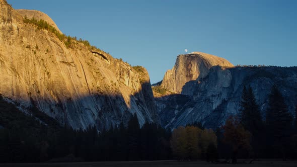 Yosemite Valley Sunset Time Lapse