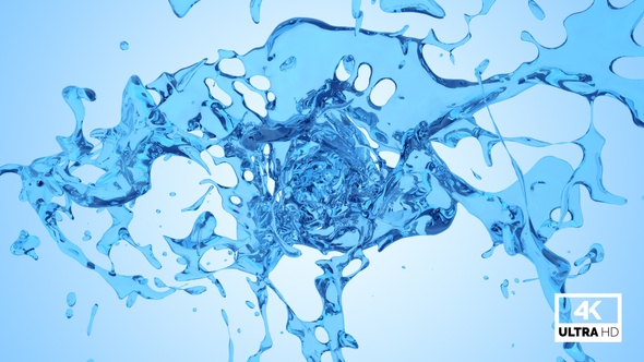 Blue Water Splash alt