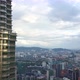 Aerial View on the Downtown, Kaula Lumpur, Malaysia, Drone Goes Between Petronas Twin Towers, Sunset - VideoHive Item for Sale
