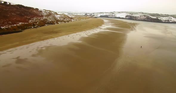 Aerial view of sea 