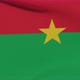 Flag Burkina Faso Patriotism National Freedom Seamless Loop - VideoHive Item for Sale