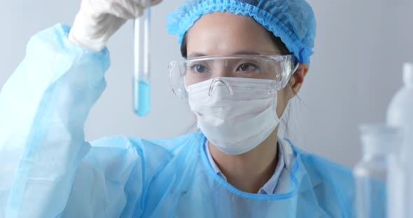 Nurse with syringe