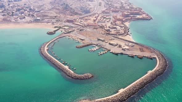 Bukha Port 4K Drone Oman