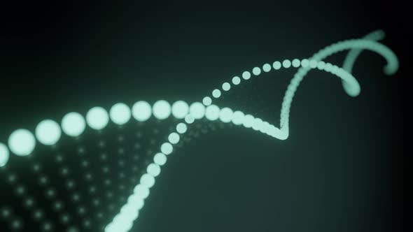 DNA chain video footage. Genetics. alt