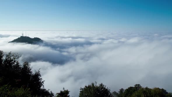 Fog Covering Los Angeles