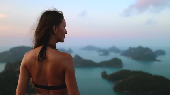 Woman Back View Ang Thong National Marine Park