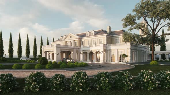 Luxury Mansion Villa House Building